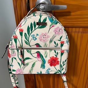 Kate spade vinyl hummingbird backpack